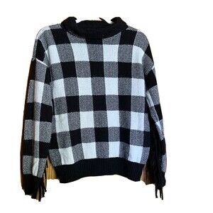 Lauren Ralph Lauren Sz XS Multicolor Plaid Wool Blend Mock Neck Pullover Sweater